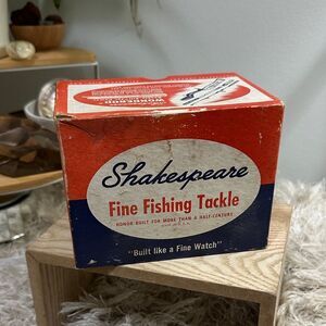 Shakespeare Level-Wind Push Button Wonder Cast No. 1797 BOX ONLY Vintage